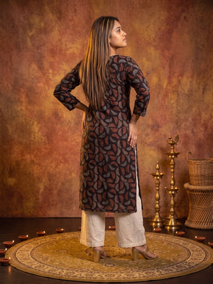 The Paruthee | Ajrakh Handblock Cotton Kurti