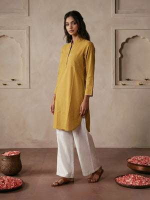 Paruthee | The Solid Mustard Loom