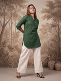 The Paruthee | Emerald Green Short Kurti