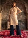 The Paruthee | Natural Ivory Short Kurti