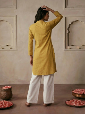 Paruthee | The Solid Mustard Loom